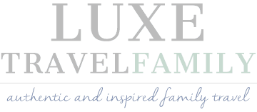 luxe travel family logo and banner