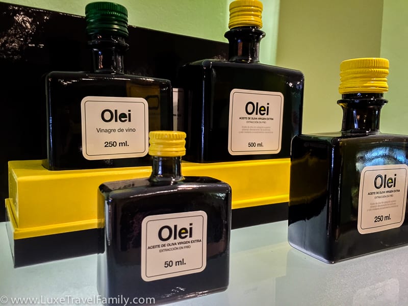 olive oil at Oli Sal Devour Barcelona Food Tour
