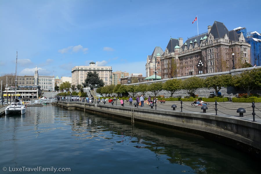 Empress Hotel on the Inner Harbour, Victoria, B.C.