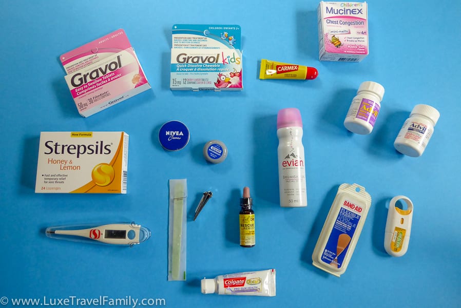 Tips for flying with kids medical kit