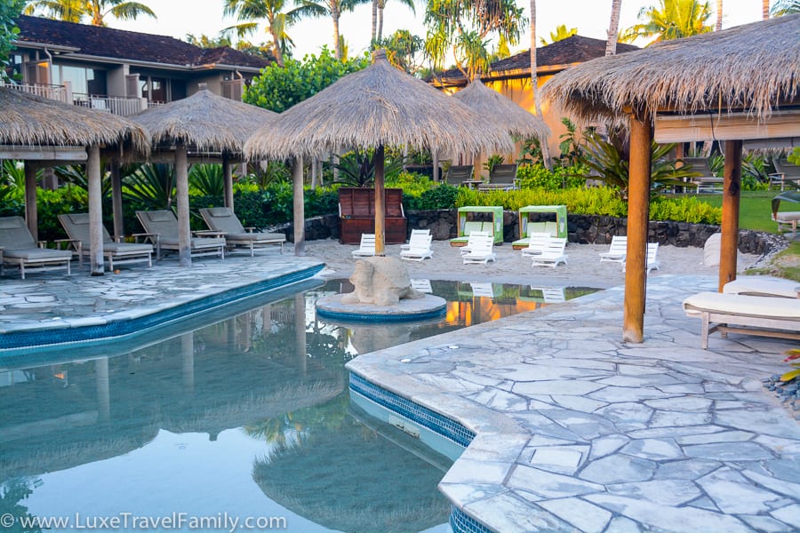 Keiki Pool hualalai best luxury hotel pools for family fun