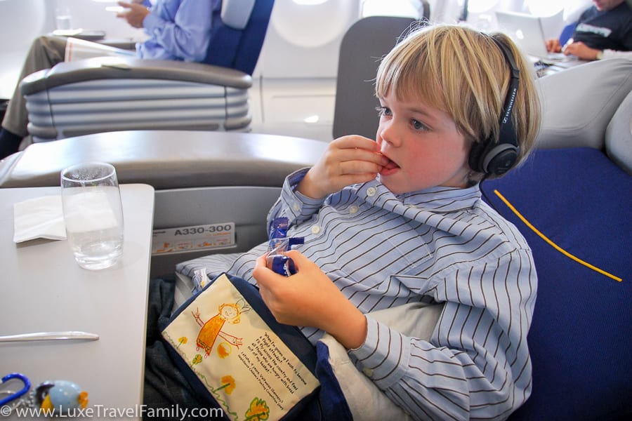 Top tips for flying with kids in all classes.