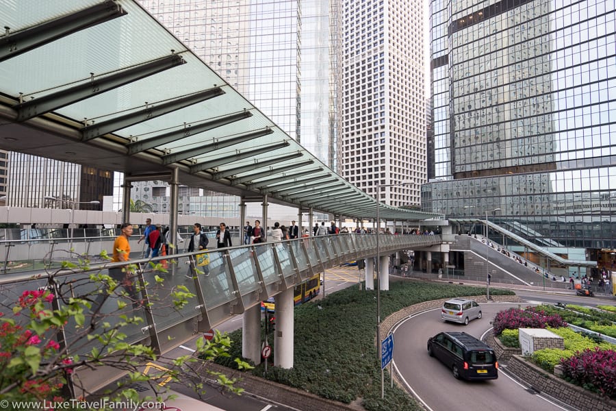 Four Seasons Hong Kong location covered walkways
