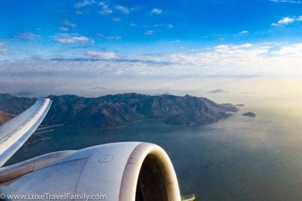 Cathay Pacific Business Class Hong Kong view