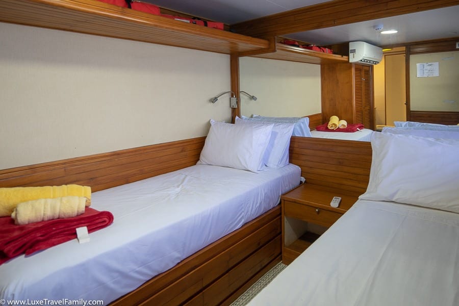 Berths-Pikaia-I-yacht-Pikaia-Lodge-Review-Luxury-Land-Based-Galapagos