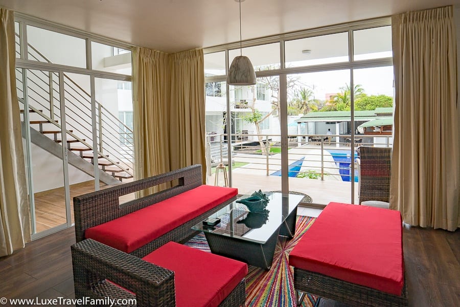 Ikala Hotel Duplex suite land-based Galapagos Islands