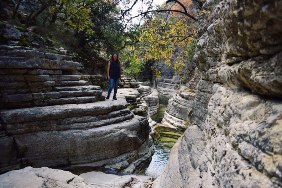 Rock pools family adventure in Zagori Greece